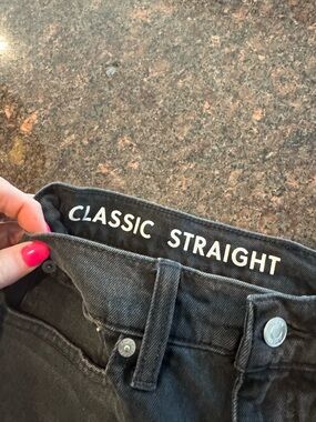 J. Crew Classic Straight Women's Jeans - Charcoal Black size 26 NWT.